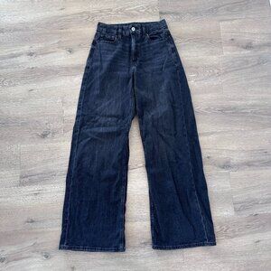 American Eagle Dreamy Drape Black Denim size OO